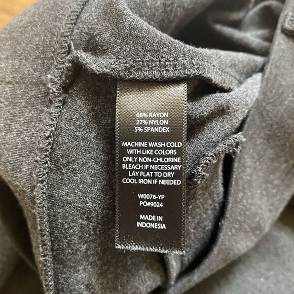 BETABRAND MP Gray Pull On Stretch Office Ponte Knit Pants Yoga Career Minimalist - Picture 10 of 15